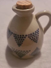 Vintage Prestige Place American Folk Art Museum Pottery Triangle Stoneware Jug