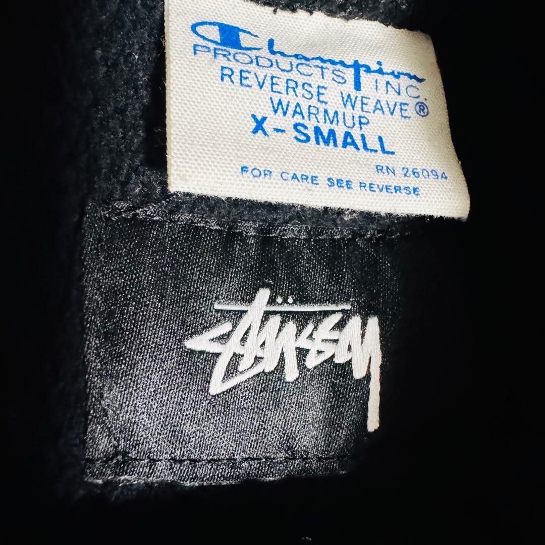 Stussy St Ssy Champion Collaboration Hoodie Limited Edition Men's Tops  EStylish View 4