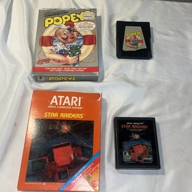 Atari 2600 &ldquo;Light Sixer&rdquo; 6 Switch Lot:, Wires 2 Joysticks 8 Boxed Games Tested