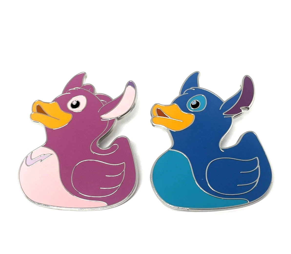 X2 WDW 2025 Ducks Of Disney Lilo & Stitch Angel Duck Mystery Pin Set