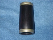 VINTAGE Bb SOPRANO CLARINET BARREL - GRENADILLA WOOD, NO CRACKS - SHORT 63mm
