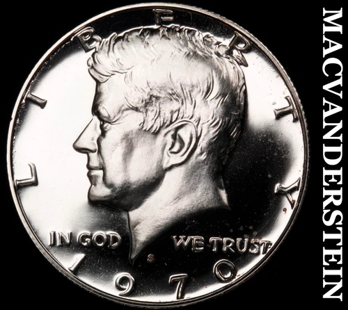 1970-S Kennedy Half Dollar- Silver- Choice Gem Proof Luster No Reserve #J2951