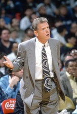 Head coach Jim Lynam Washington Bullets looks on at an NBA basketb- Old Photo 4
