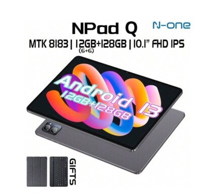Android 13 Tablet, 10.1''  HD 12GB 128GB 8-Core & 1TB Expand Computer Tablets...