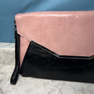 New York and Company Handbag Purse Clutch Dress Formal Evening Black And  Pink | eBay