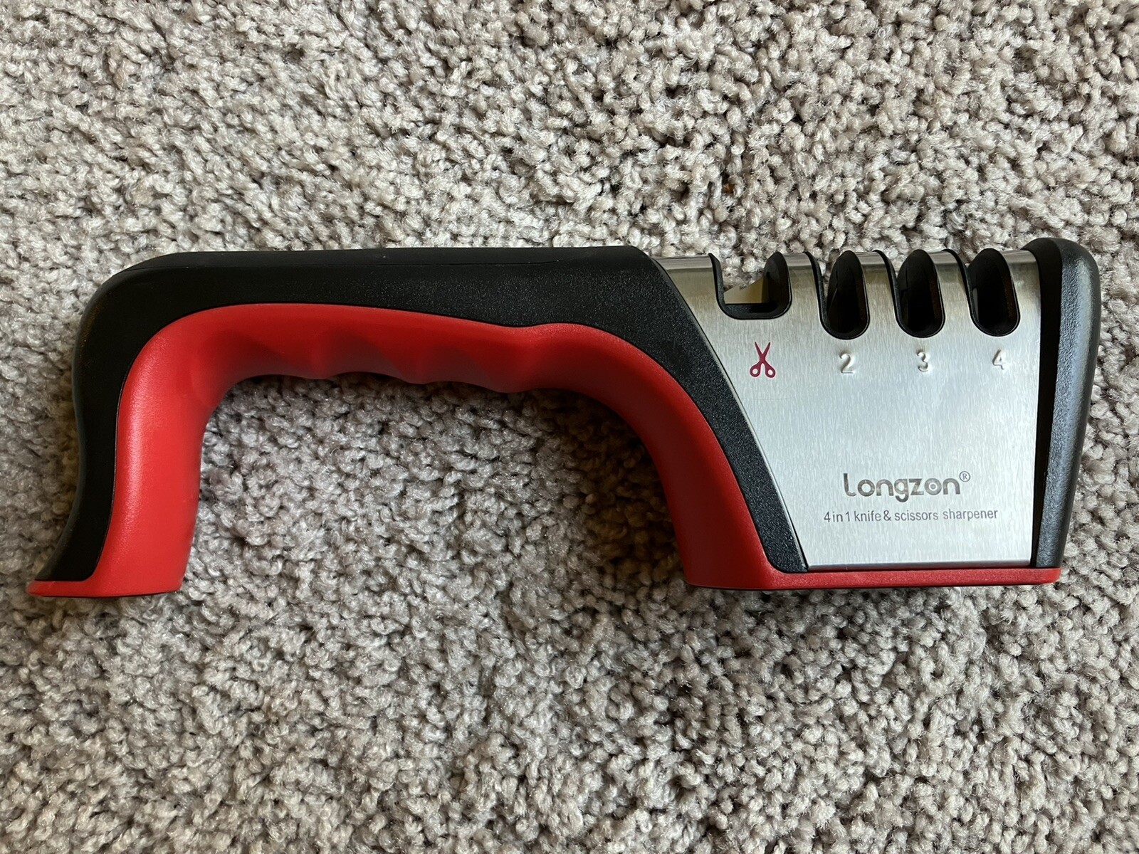 Knife Sharpener Longzon Scissors Kitchen 4 in 1 eBay