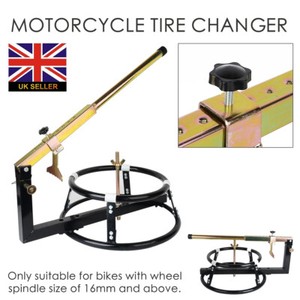 Wheel Tire Portable Motorcycle Bike Tyre Changer Bead Breaker Mount 16