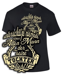 Details Zu T Shirt Papa Alter Mann Der Seine Tochter Liebt Vater Liebe Spruch Geschenk