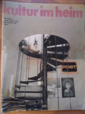 KULTUR IM HEIM 6/1989 DDR-Journal f&uuml;r Wohnen M&ouml;bel Deko Eisenbahnsiedlung Erkner