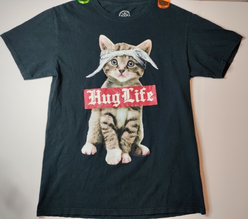 DOM “Hug Life” Cat T-Shirt Men's Size M 