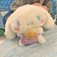 Sanrio Cinnamoroll white dog with Bear Stuffed Animal Toy 28cm
