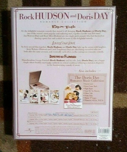 Rock Hudson And Doris Day Romance Collection New & Sealed DVD - Picture 2 of 2