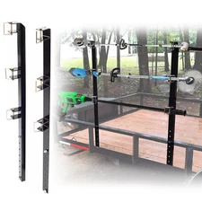 3 Place Trimmer Racks w/Locks for Enclosed Trailers Trailer Rack Rack