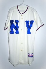 Majestic Authentic New York Mets Retro Throwback Cool Base Jersey 40 Medium M