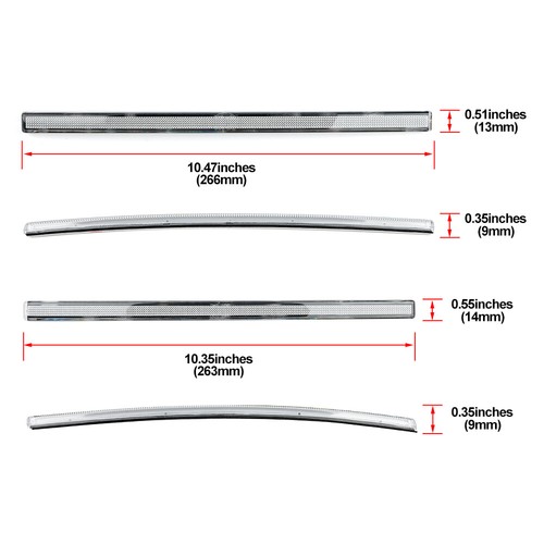 Clear Lens Side Marker Reflector Reflex Trim For 19- Mercedes Benz W463A G-Class - Picture 4 of 11