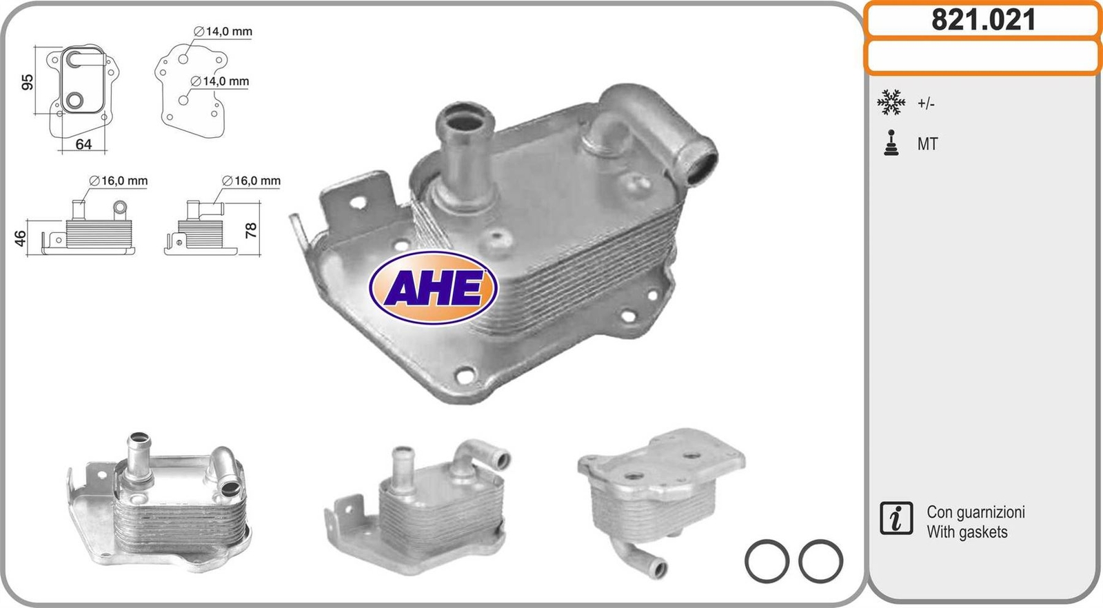 Radiateur d'huile Opel Astra H 1.7 CDTI piece reparation refroidissement GTC