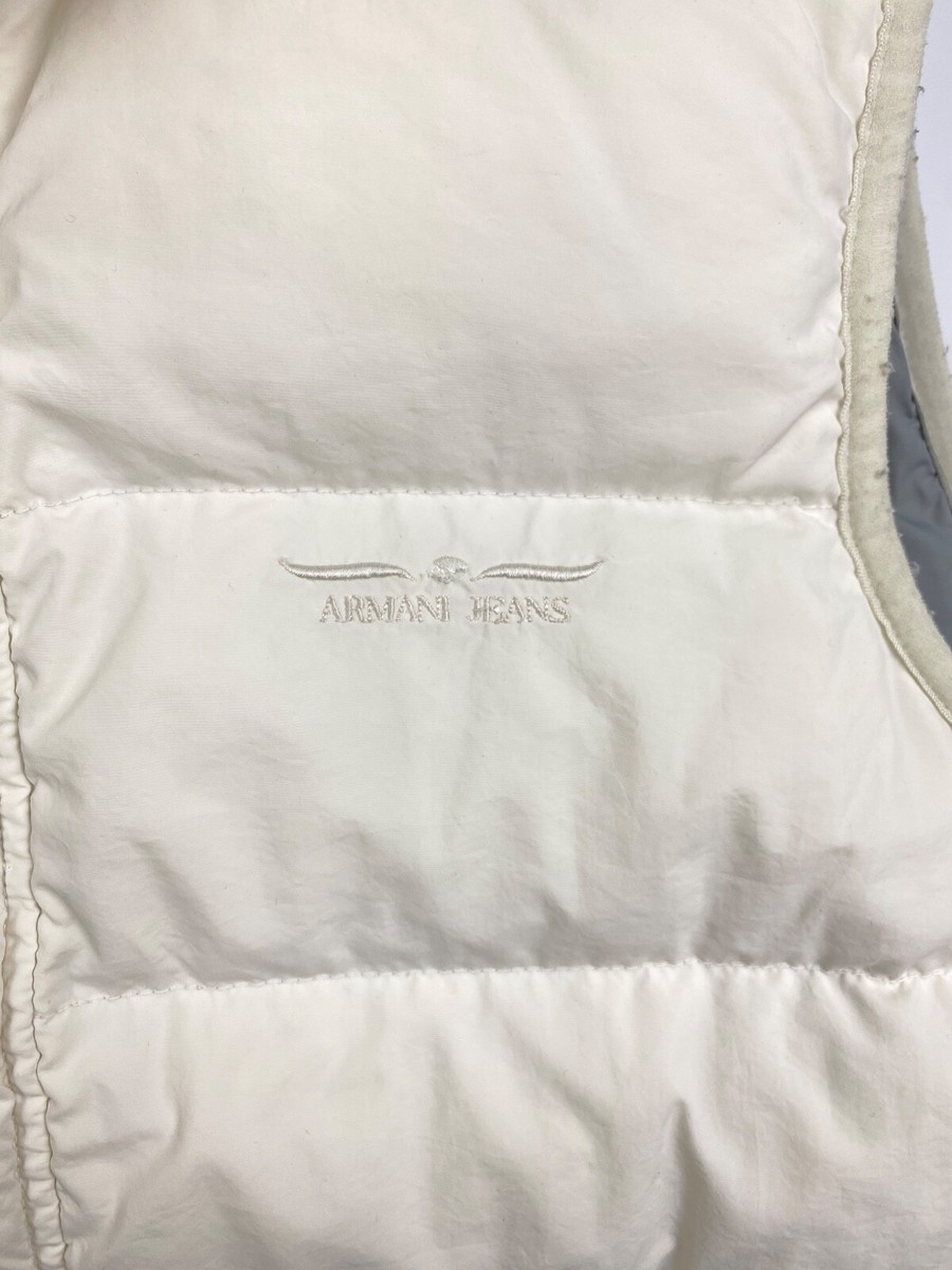 🇺🇸 Vintage 90s Armani Jeans Rare Puffer Vest Retro Hype Y2K size