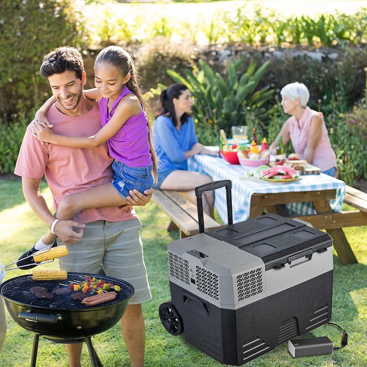 Solar mini fridge for camping outlet