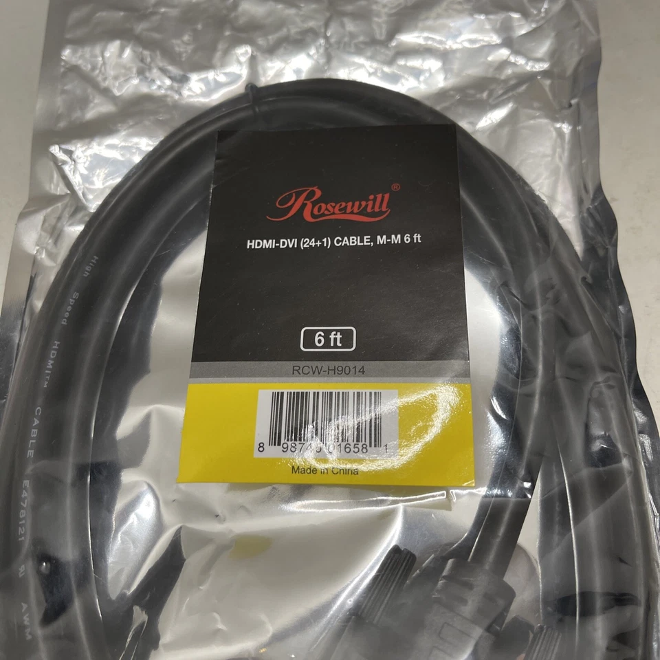 CABLE HDMI A DVI (24+1), M-M 6 pies Foto 3 de 4