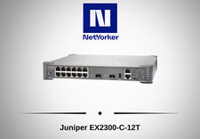Juniper EX2300 Series EX2300-C-12T 12x 1GB RJ-45 2x 10GB SFP Switch- Fast Ship