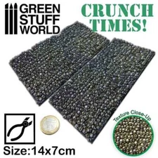 Green Stuff World Stacked Skull Plates (x2, size 70x140mm, resin)