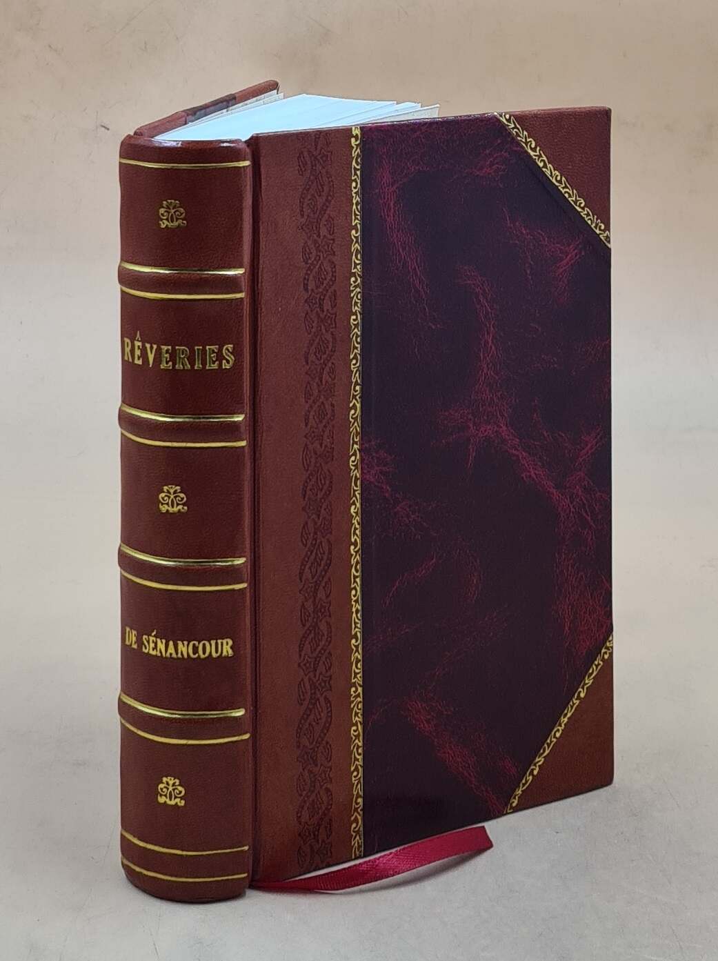 Reveries (3E Edition) / Par De Senancour 1833 [Leather Bound]