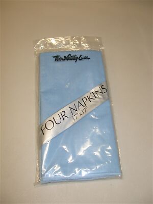 (4) Napkins ~ Bluecrest ~ 17 x 17 Inches **NEW**