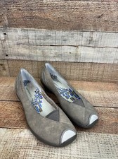 Women's Merrell Isabella Brindle Slip On Loafers Shoes Size 7 Brown Leather