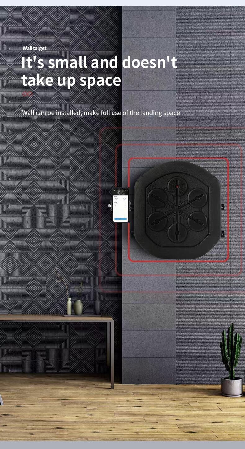 Electronic Boxing Training Wall Mounted Punching Game with Boxing