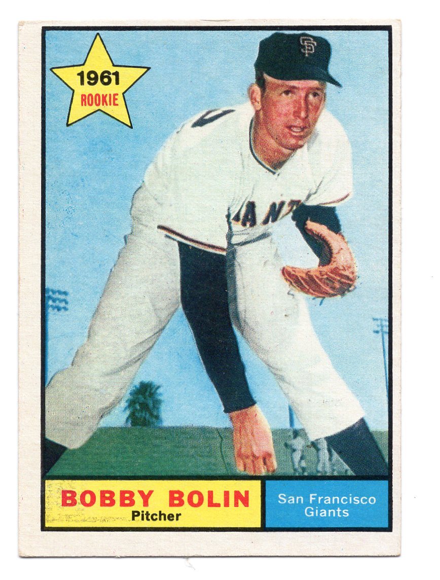  1961 Topps #449 Bob Bolin RC