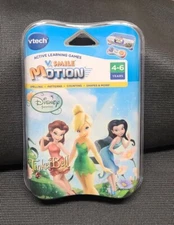 Vtech V.Smile V Motion Tinker Bell Learning Game Disney Fairies Ages 4-6 Sealed