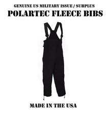 US MILITARY FLEECE POLARTEC CLASSIC 300 OVERALLS BIBS COLD WEATHER S M L XL NOS