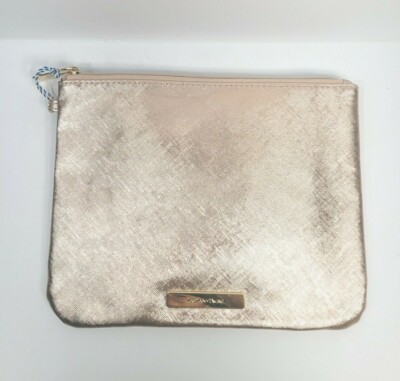 tartan and twine makeup bolsa rose gold