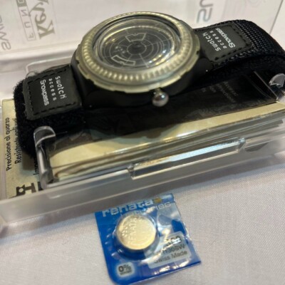 Leica Swatch Watch Rare Model Unused Quartz Film On Face Extra