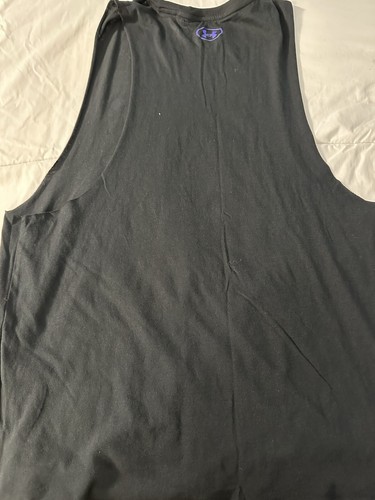 Under Armour Project Rock BSR Men XL 1379841 Tank Top Muscle Shirt Black - Picture 7 of 7