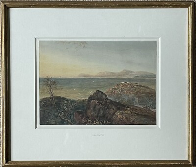 David Cox OWS W/c 'Above Barmouth'. Mehrere Provenienzen: Christies, Spink, OWS