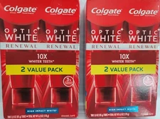 2x Colgate Optic White Renewal Teeth Whitening Toothpaste - Pack of 2 Value Pack