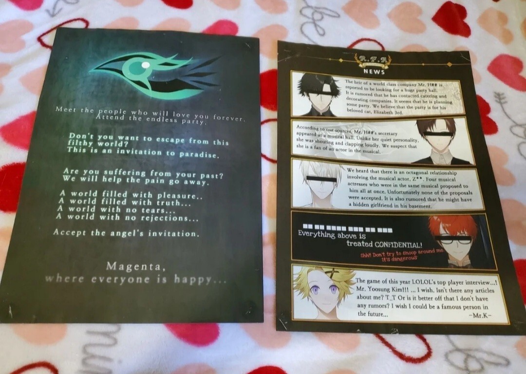 Mystic Messenger RFA VIP And Special Believer Boxes | eBay