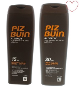 piz buin allergy sun cream