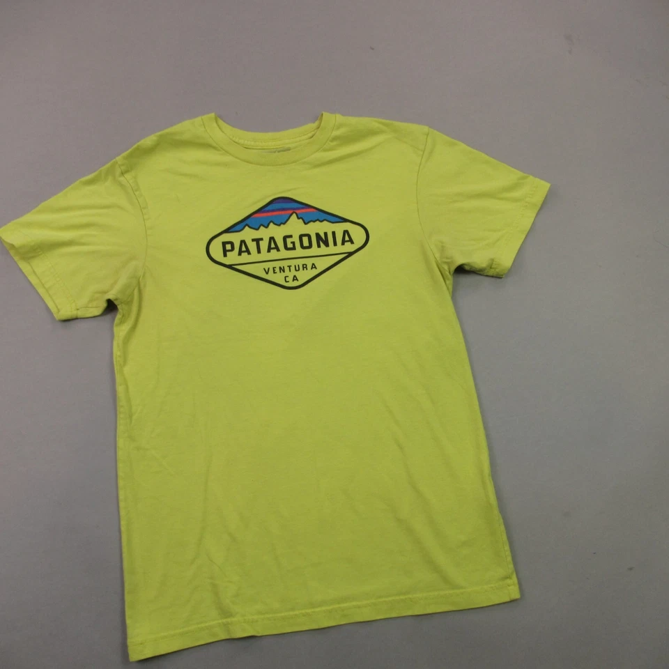 Patagonia Shirt Girls XS Crew Neck Lightweight Casual Slim Fit Short Sleeve - Image 2 of 4