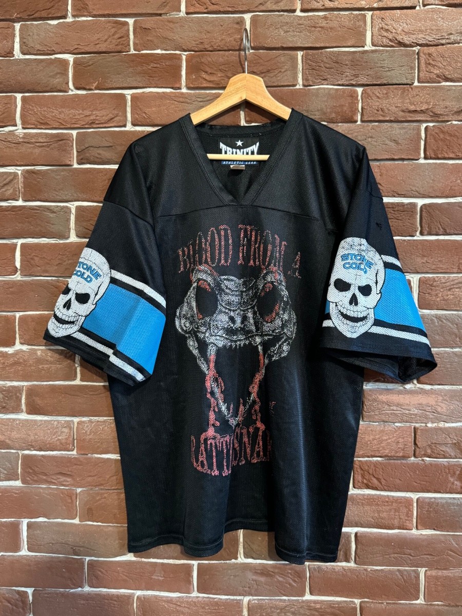 STONE  M　９０s 　初期　ヴィンテージ　アンティークレア Vintage 90s WWF Stone Cold Steve Austin Snake Jersey L black | eBay