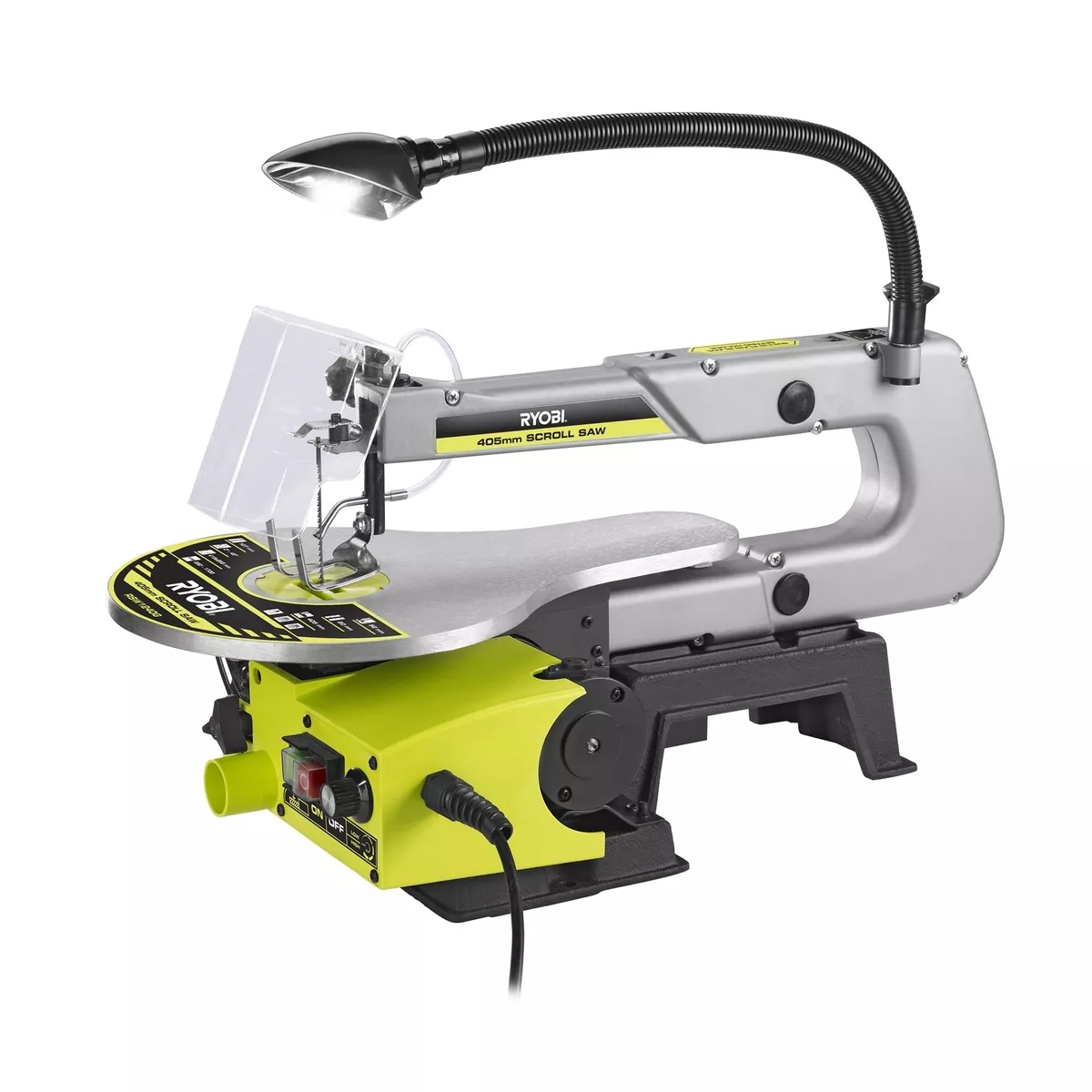 Maximum outlet scroll saw
