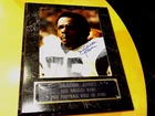 New ListingDEACON JONES Signed Rams 8x10 Photo on Marble Plaque-comes w/ Dated cert10/16/96