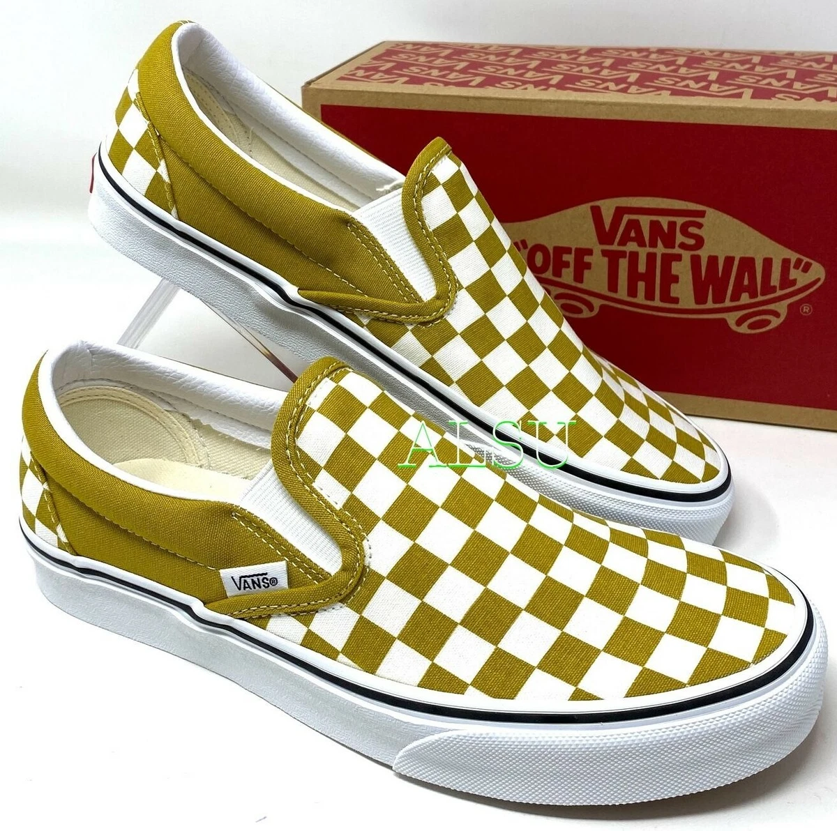 Olive checkered sales vans