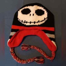 Disney The Nightmare Before Christmas Women's Beanie Hat w/Tassels