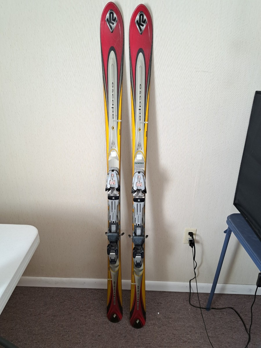 k2 5500 skis USED K2 Escape 5500 Skis w/Marker M6.2 Bindings, Fair to Good Cond, SHIPS  FREE!