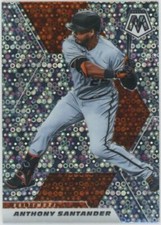 2021 Panini Mosaic Anthony Santander Quick Pitch Silver Prizm Orioles #82