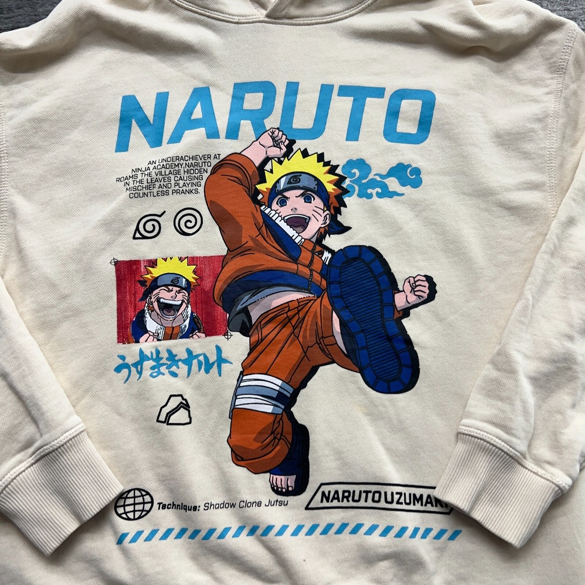Naruto Hoodie Size 13-14 Youth Zara Pullover Hooded