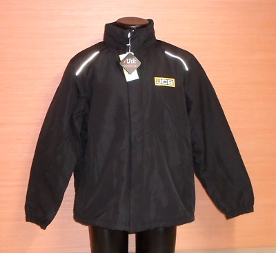 JCB Logo Core 365 Men's Black Reflective Water Resistant Warm Logik Coat & Liner