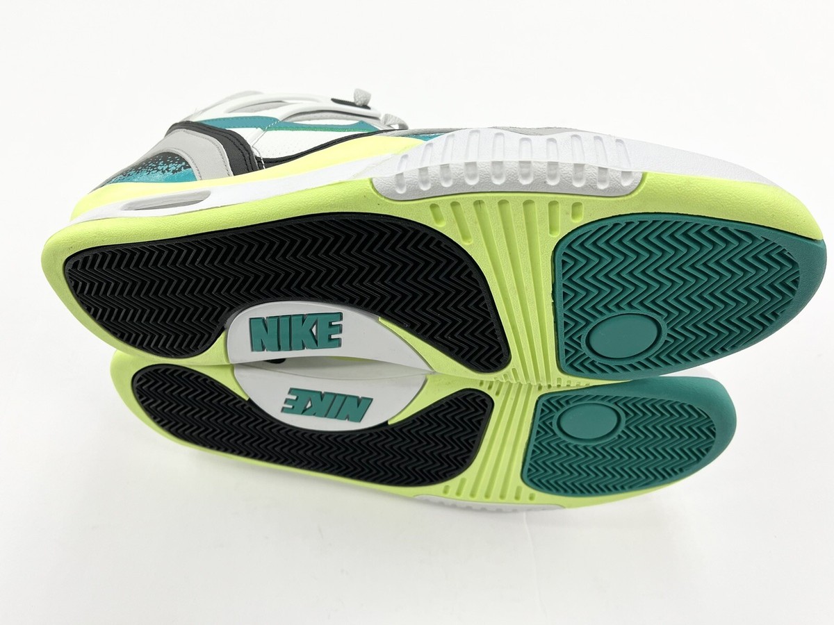2013 Nike Air Tech Challenge II White turbo Green Sz 12 Men Shoes